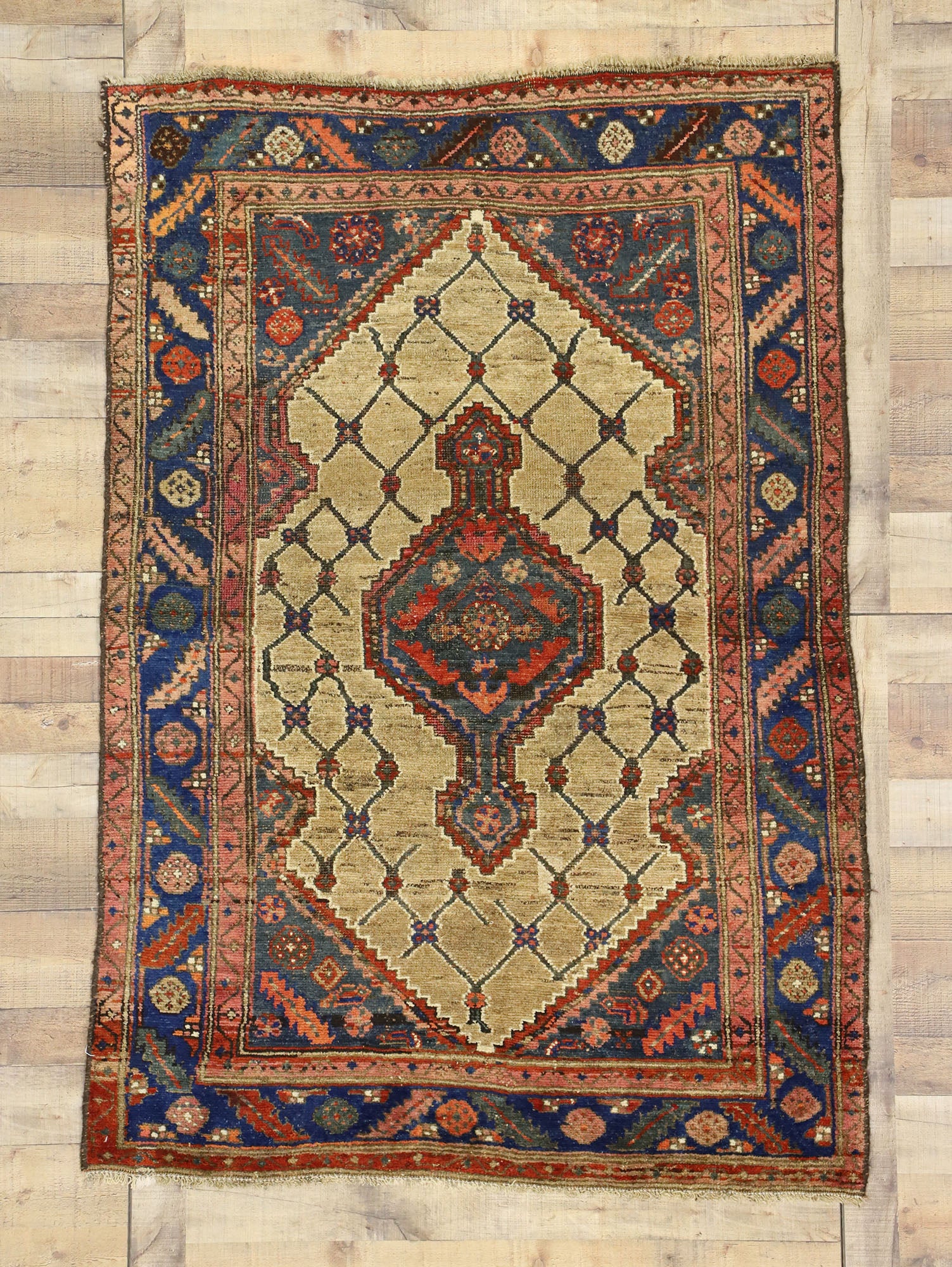 4 x 6 Antique Hamadan Rug 72995