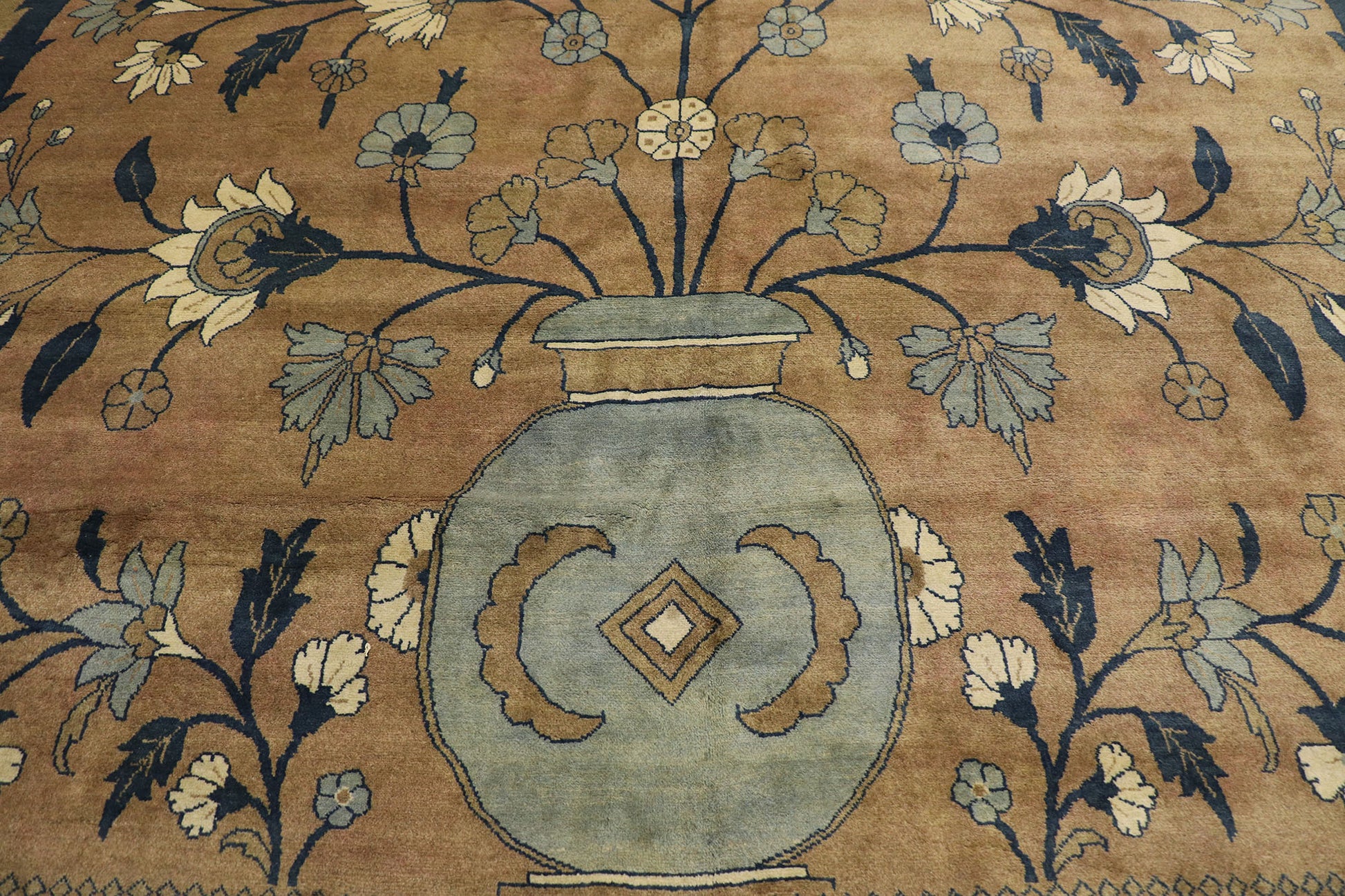14 x 21 Vintage Persian Mahal Rug 72997