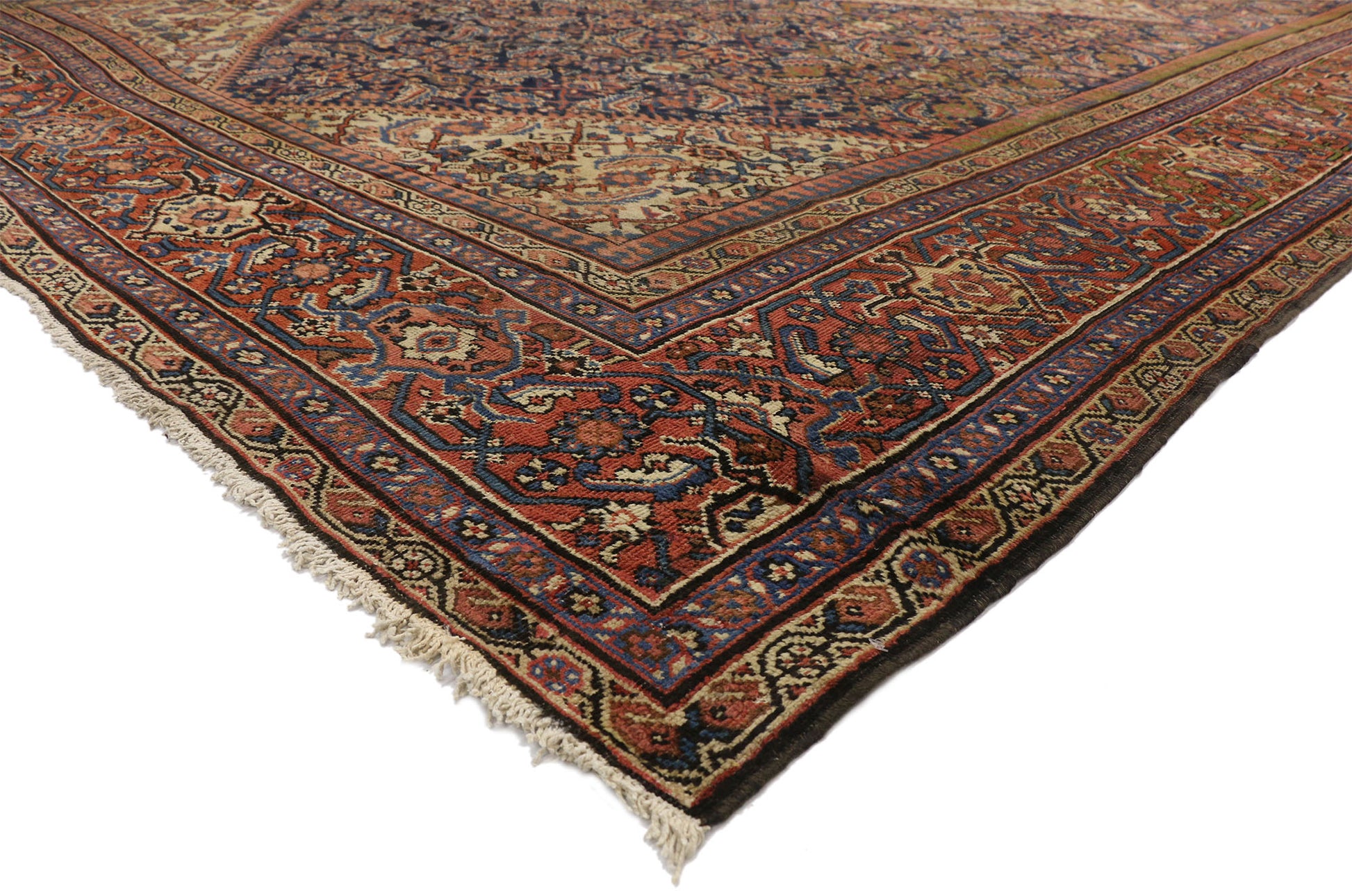11 x 17 Antique Persian Farahan Rug 73023