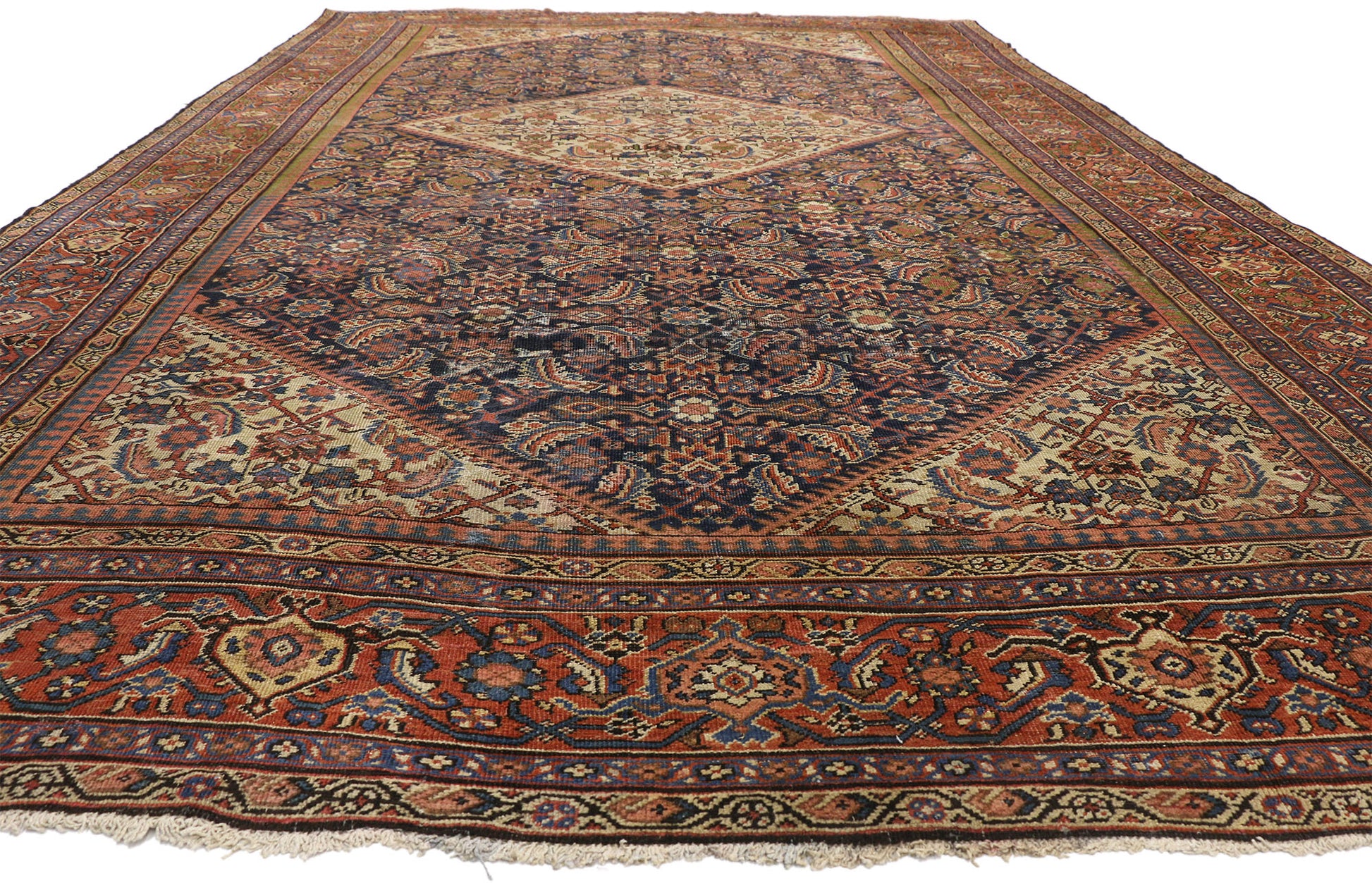 11 x 17 Antique Persian Farahan Rug 73023