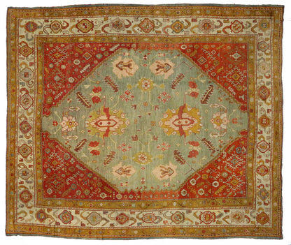 16 x 19 Antique Turkish Oushak Rug 73047