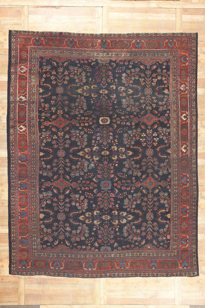10 x 13 Antique Persian Mahal Rug 73069