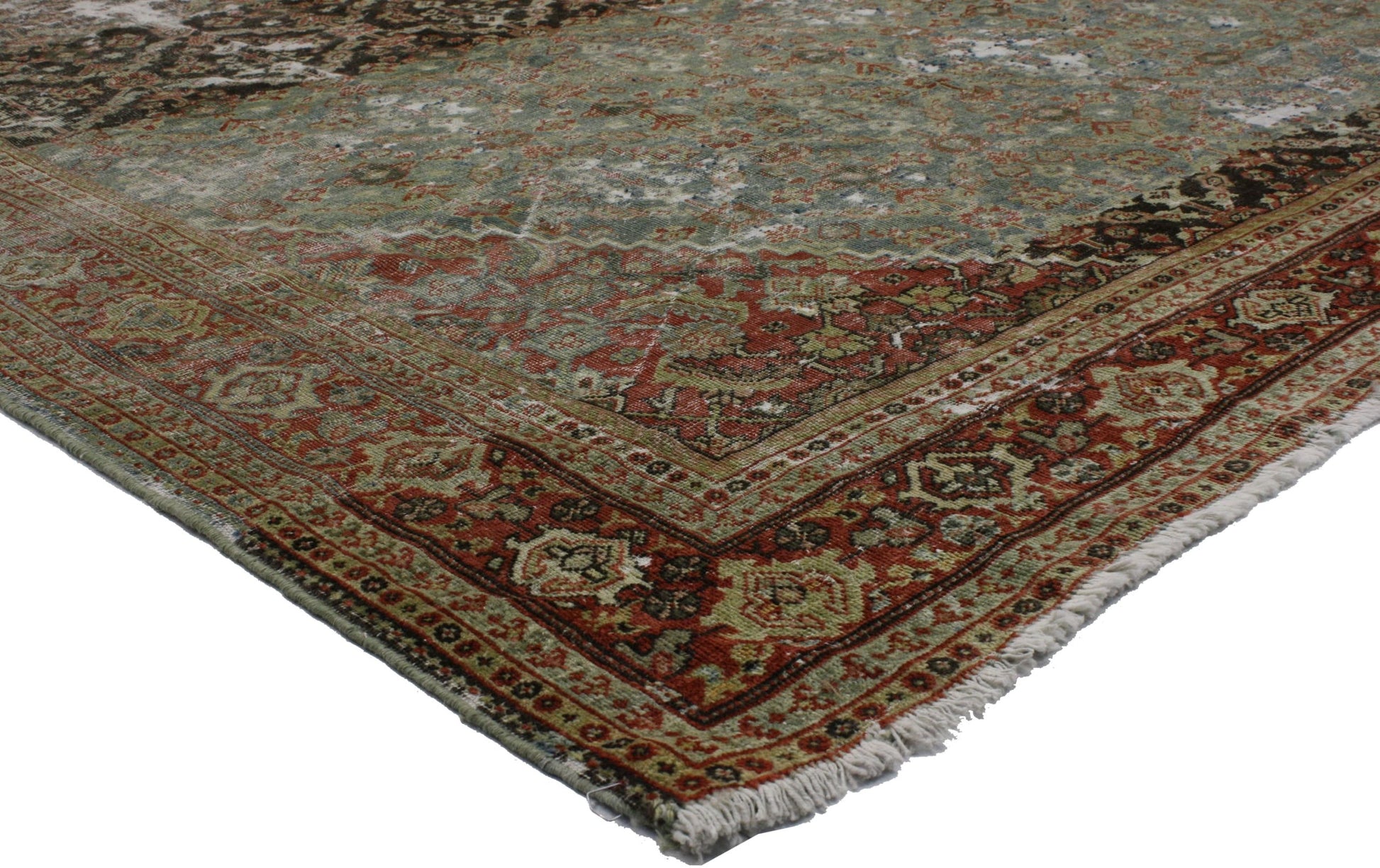 9 x 13 Antique Mahal Rug 73070