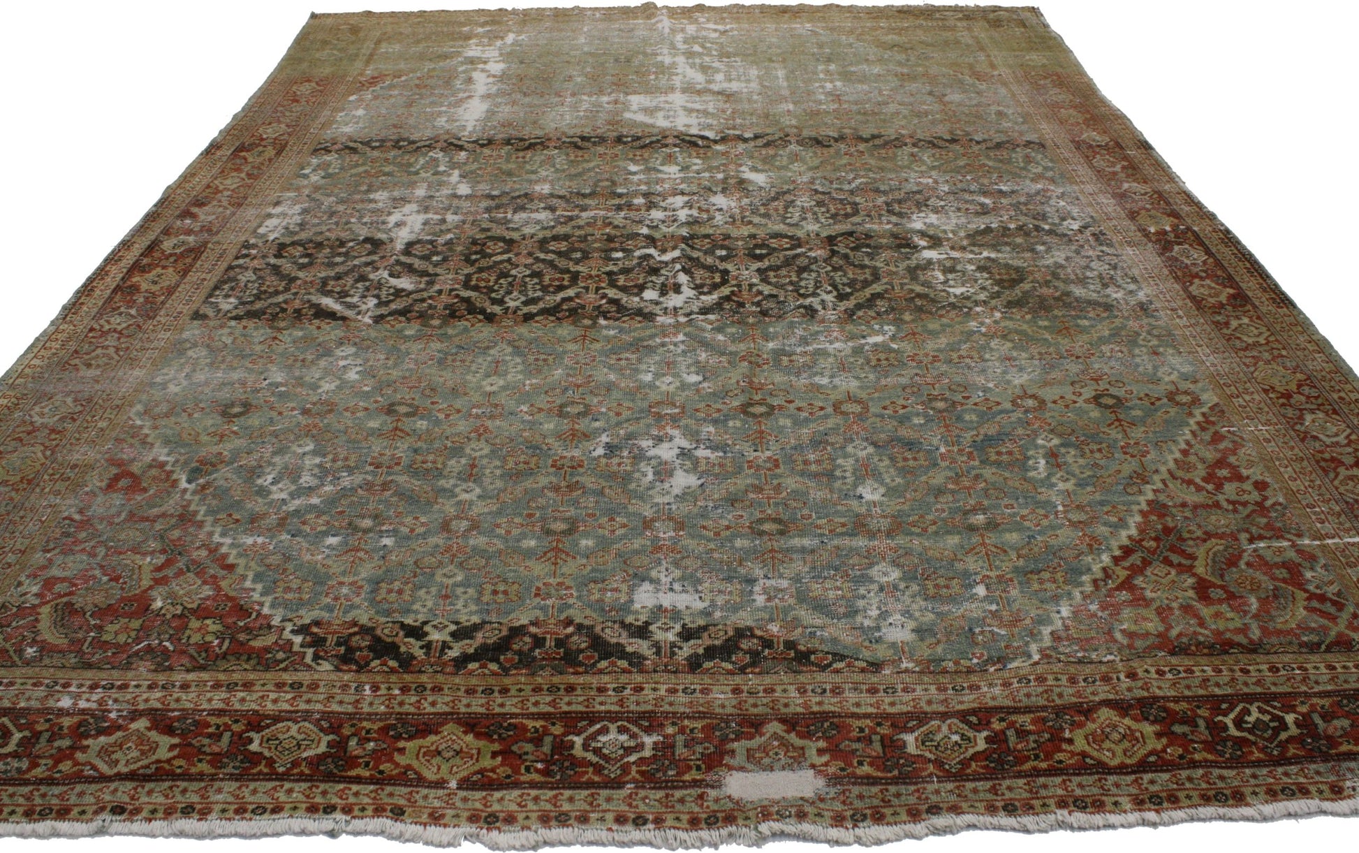 9 x 13 Antique Mahal Rug 73070