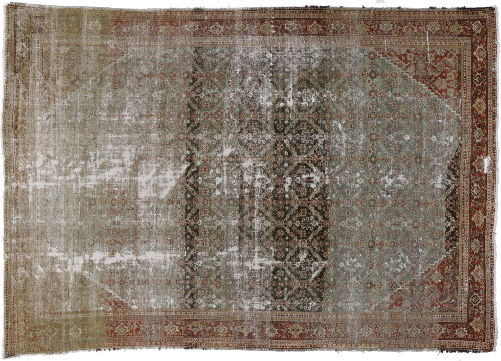 9 x 13 Antique Mahal Rug 73070