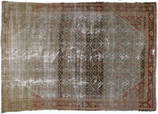 9 x 13 Antique Mahal Rug 73070