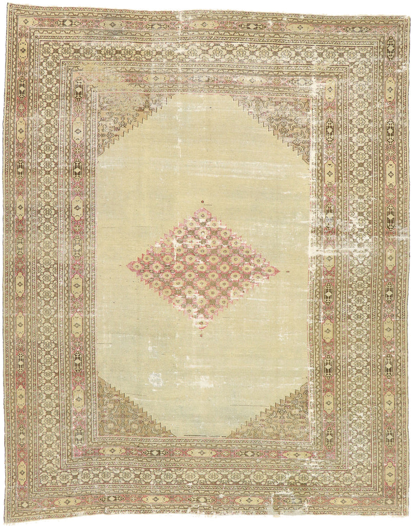 10 x 13 Antique Persian Khorassan Rug 73072