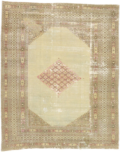 10 x 13 Antique Persian Khorassan Rug 73072