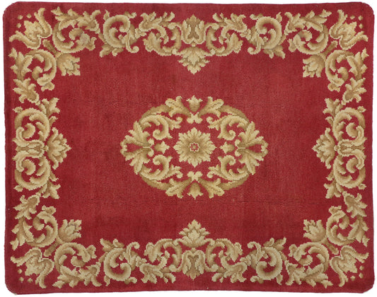 6 x 8 Antique Spanish Savonnerie Rug 73073