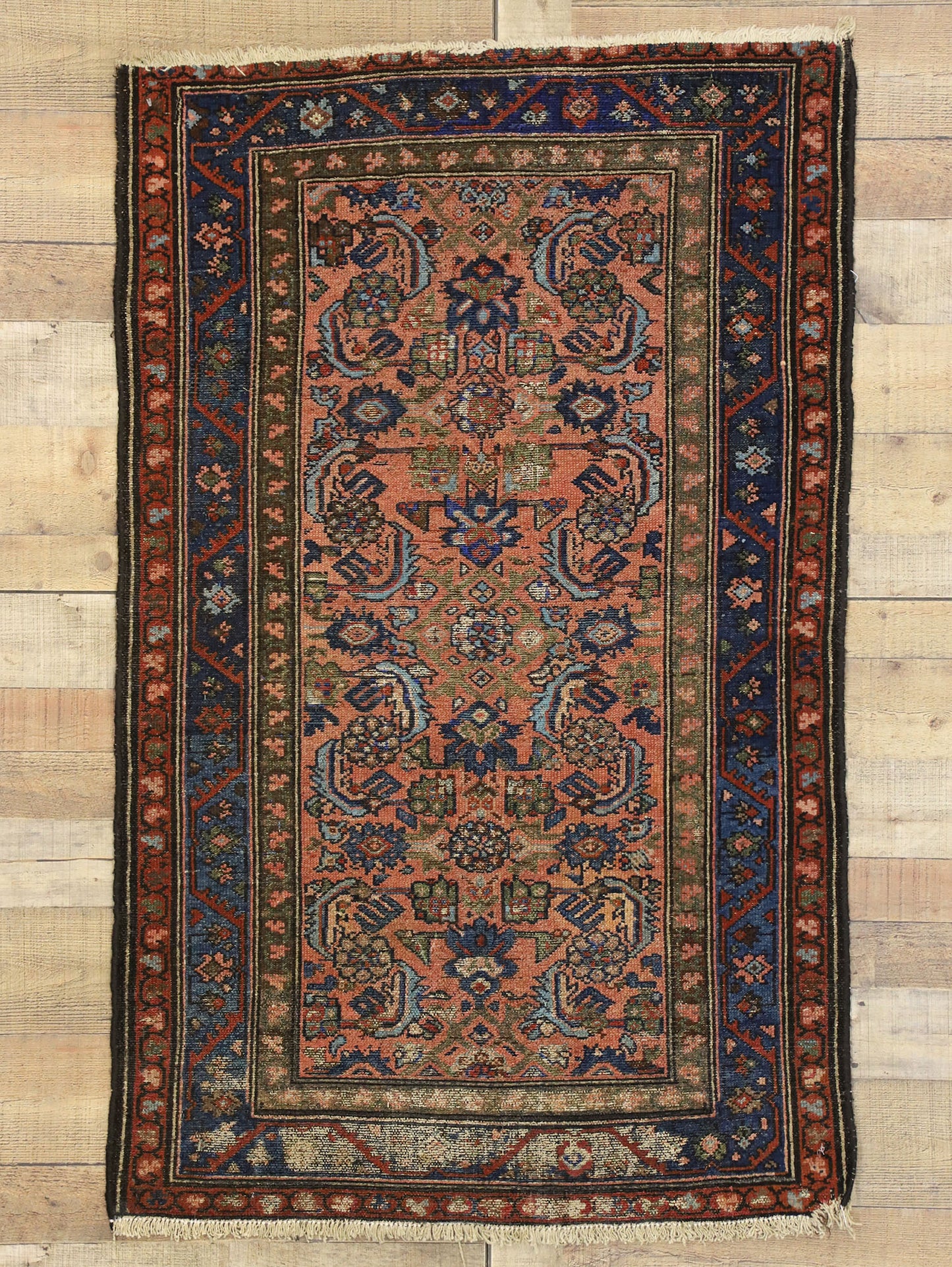 3 x 5 Antique Persian Lilihan Rug 73082