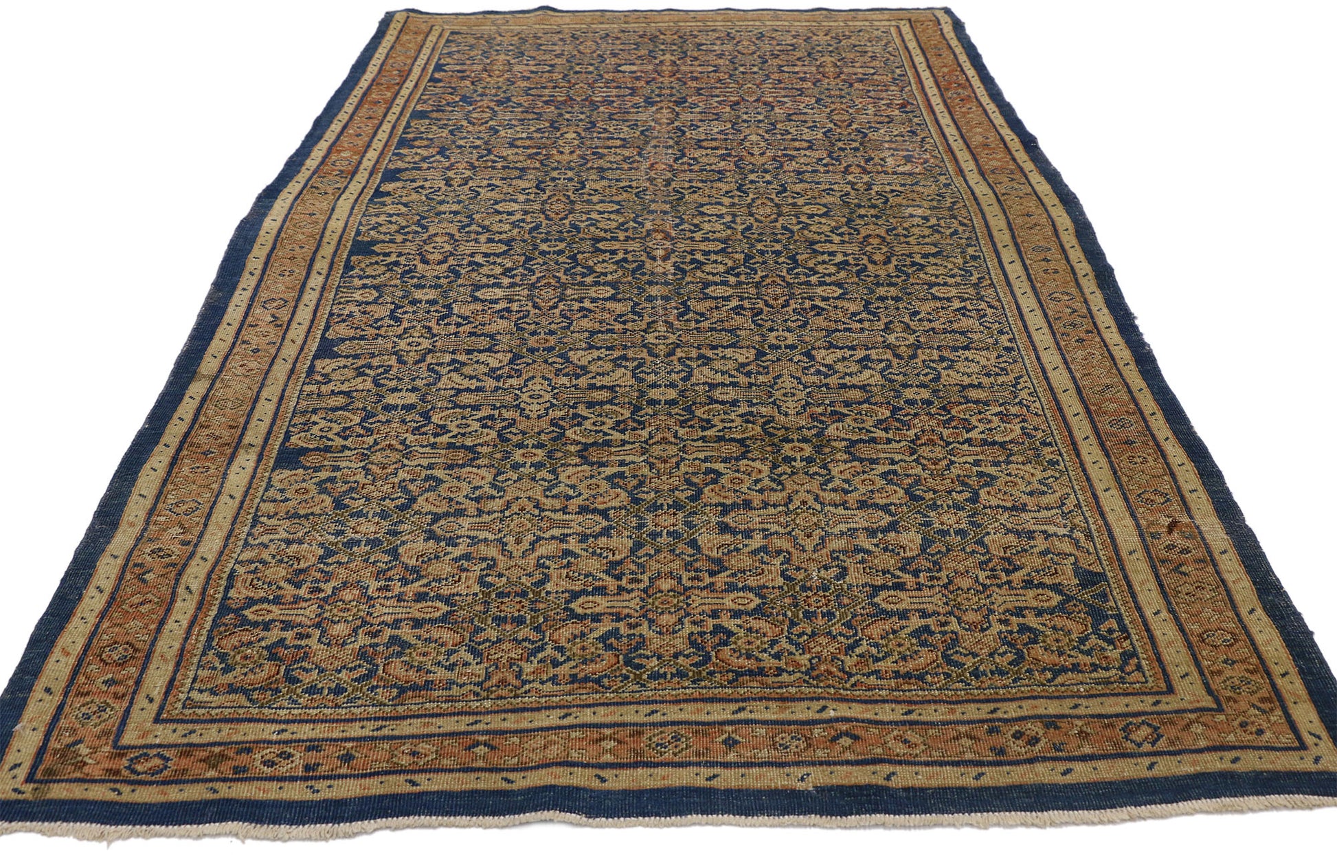 4 x 6 Antique Persian Sultanabad Rug 73088