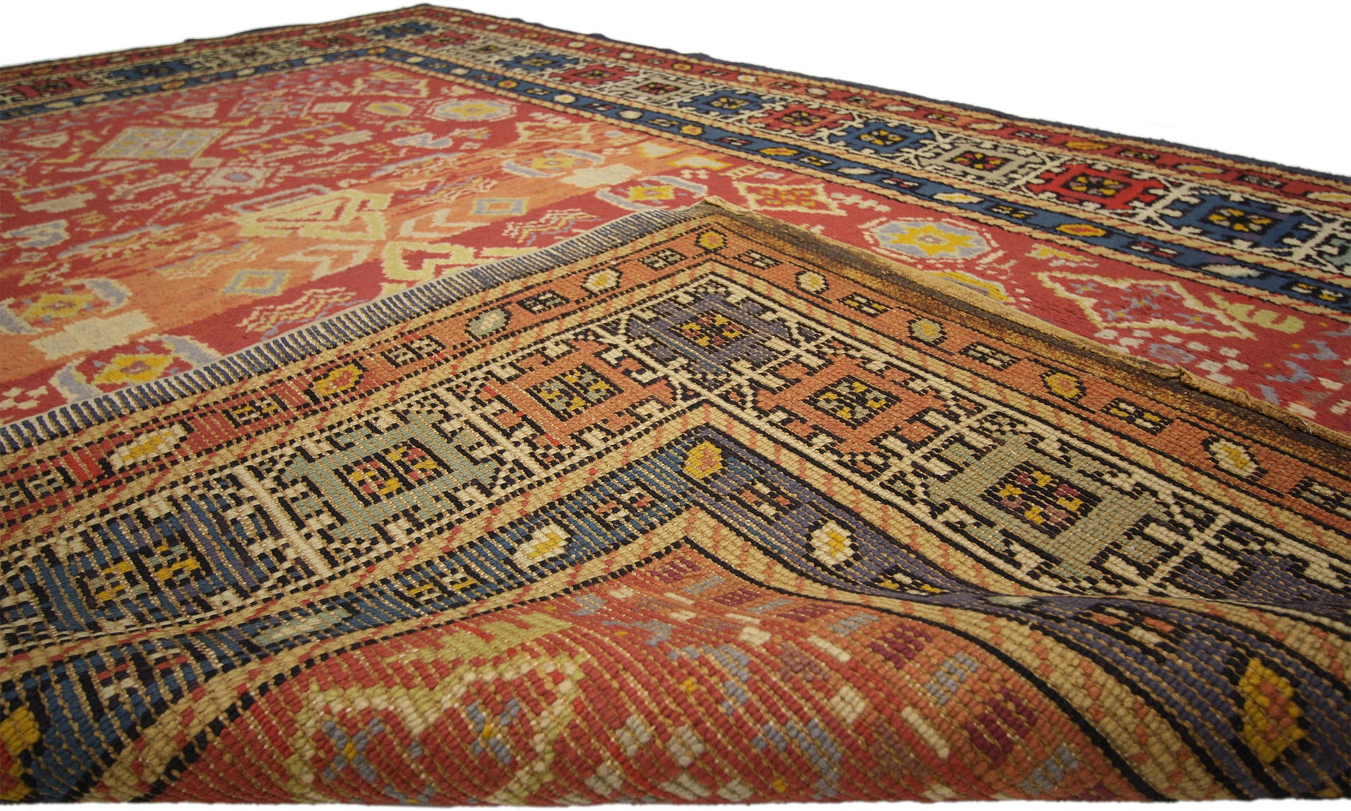 7 x 9 Antique Spanish Rug 73089