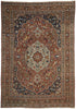 9 x 13 Antique Persian Tabriz Rug 73111