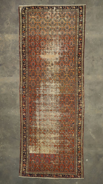 6 x 16 Antique Persian Hamadan Rug 73169