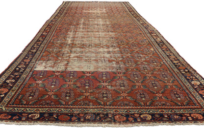 6 x 16 Antique Persian Hamadan Rug 73169