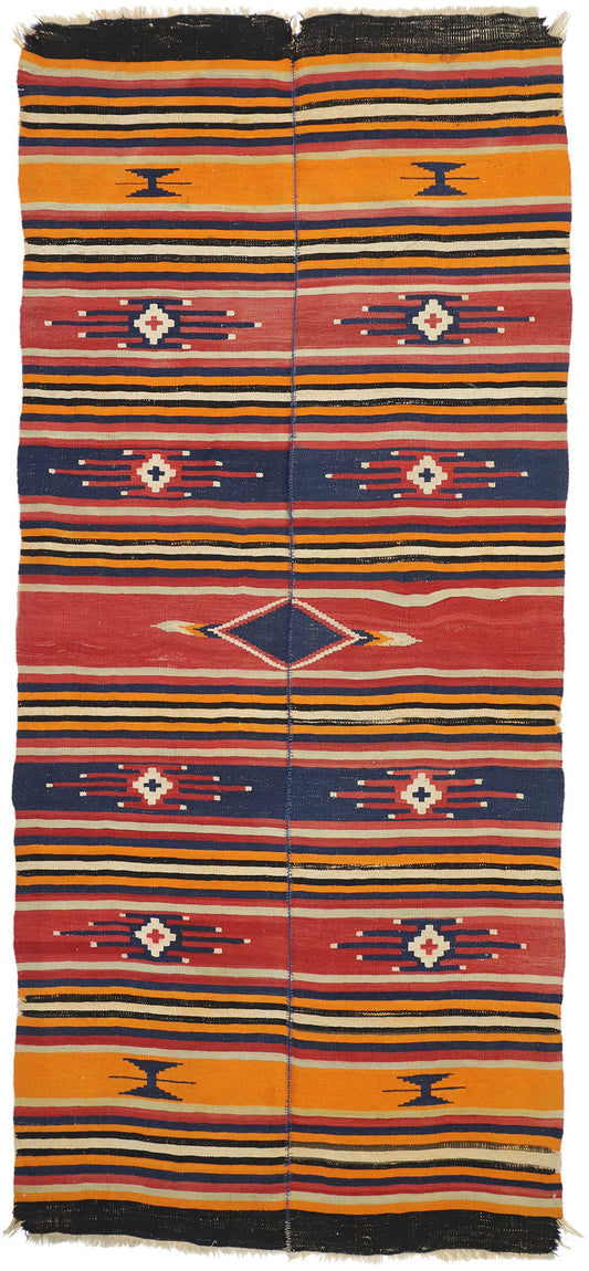 5 x 11 Antique Persian Kilim Rug 73172