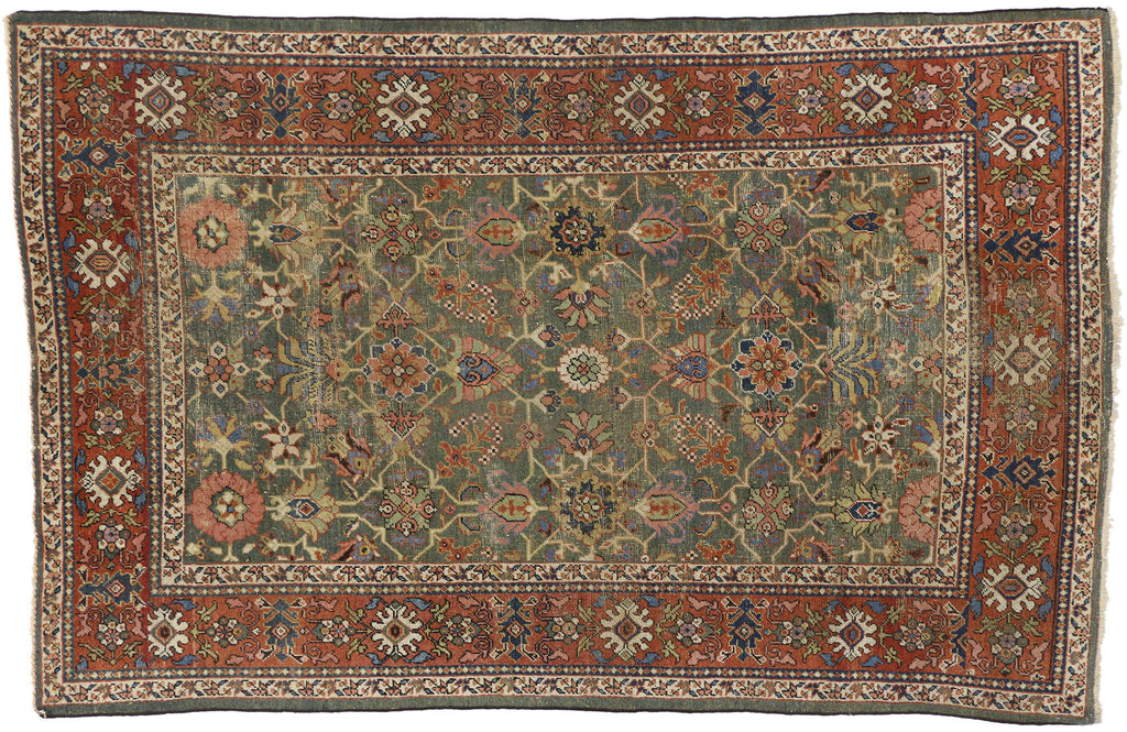 7 x 11 Antique Persian Sultanabad Rug 73173