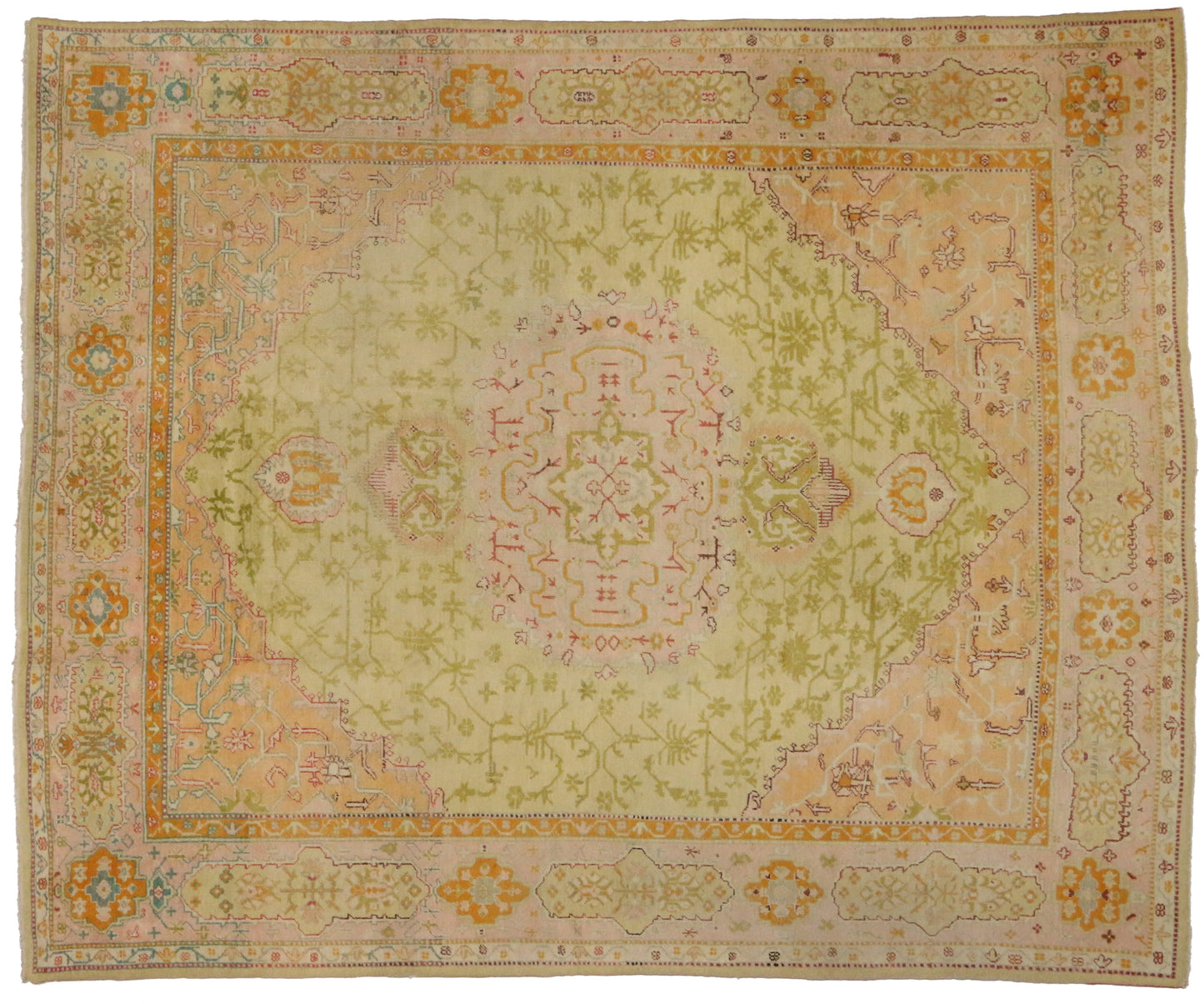 13 x 16 Antique Oushak Rug 73176