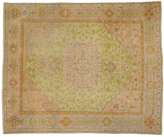 13 x 16 Antique Oushak Rug 73176