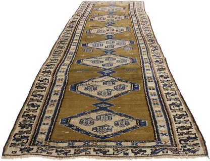 3 x 8 Antique Persian Sarab Rug 73198