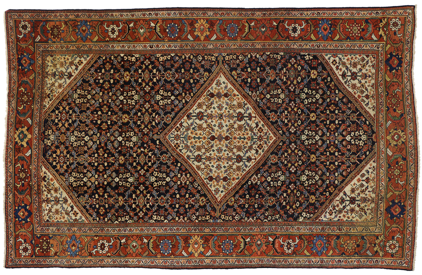 8 x 13 Antique Mahal Rug 73200