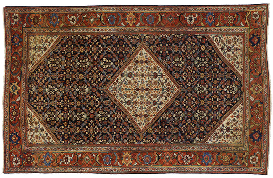 8 x 13 Antique Mahal Rug 73200