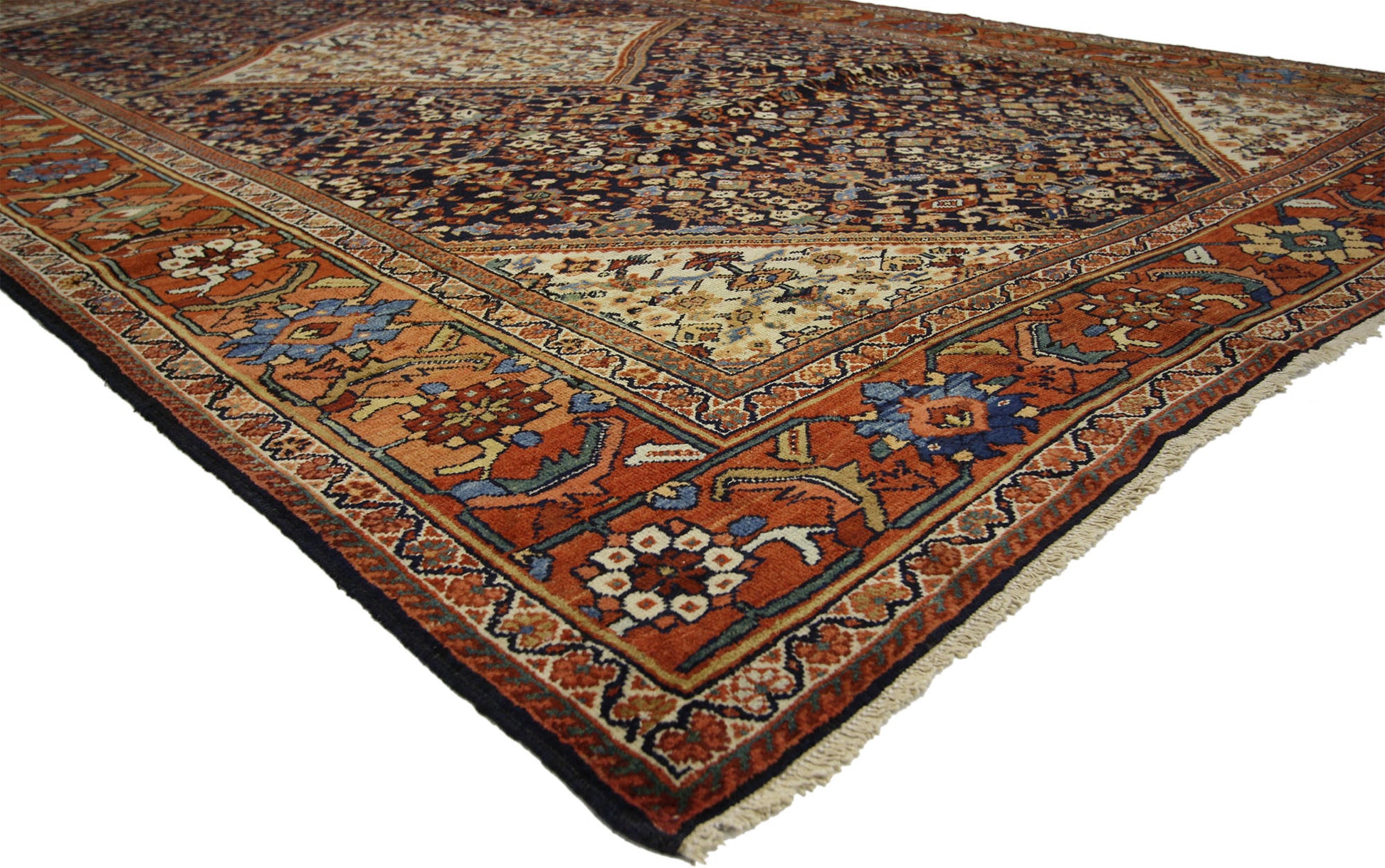 8 x 13 Antique Mahal Rug 73200