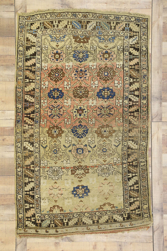 4 x 7 Antique Persian Bijar Rug 73214