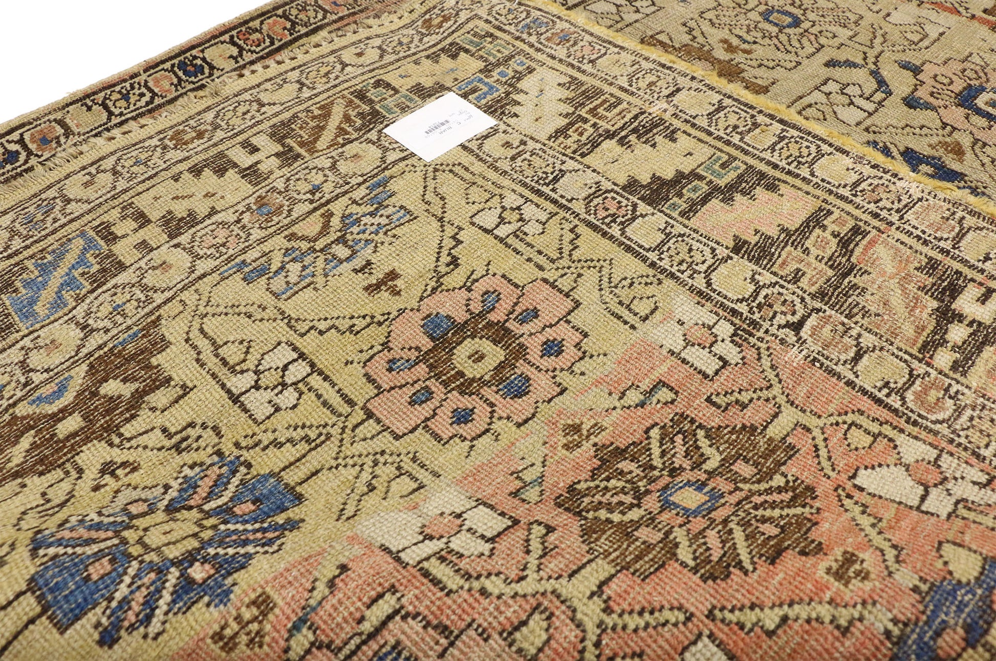 4 x 7 Antique Persian Bijar Rug 73214