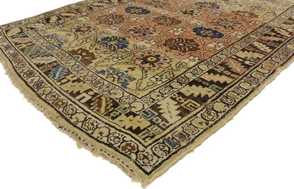 4 x 7 Antique Persian Bijar Rug 73214