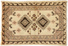 4 x 7 Vintage Turkish Medallion Shag Rug 73223