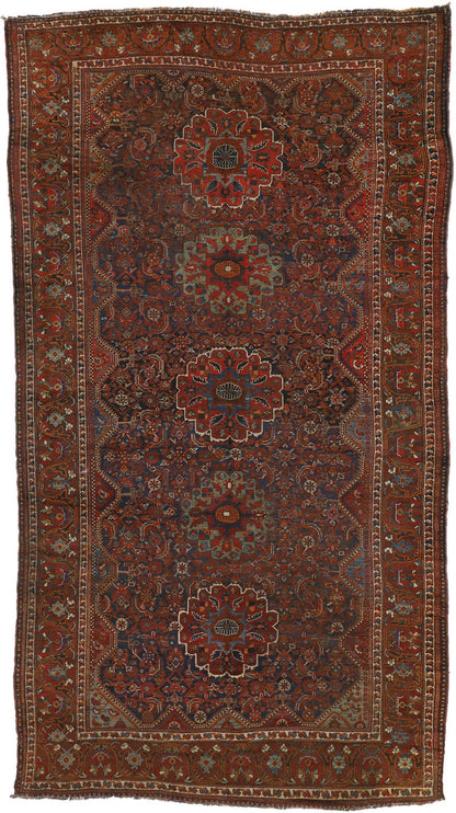 8 x 14 Antique Persian Shiraz Rug 73230
