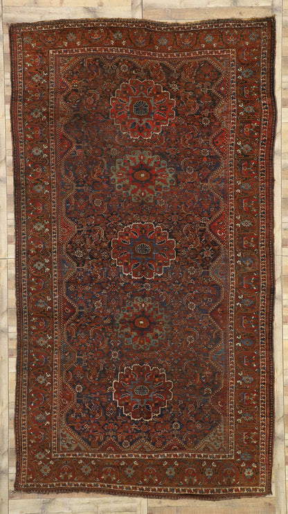 8 x 14 Antique Persian Shiraz Rug 73230