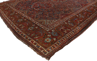 8 x 14 Antique Persian Shiraz Rug 73230