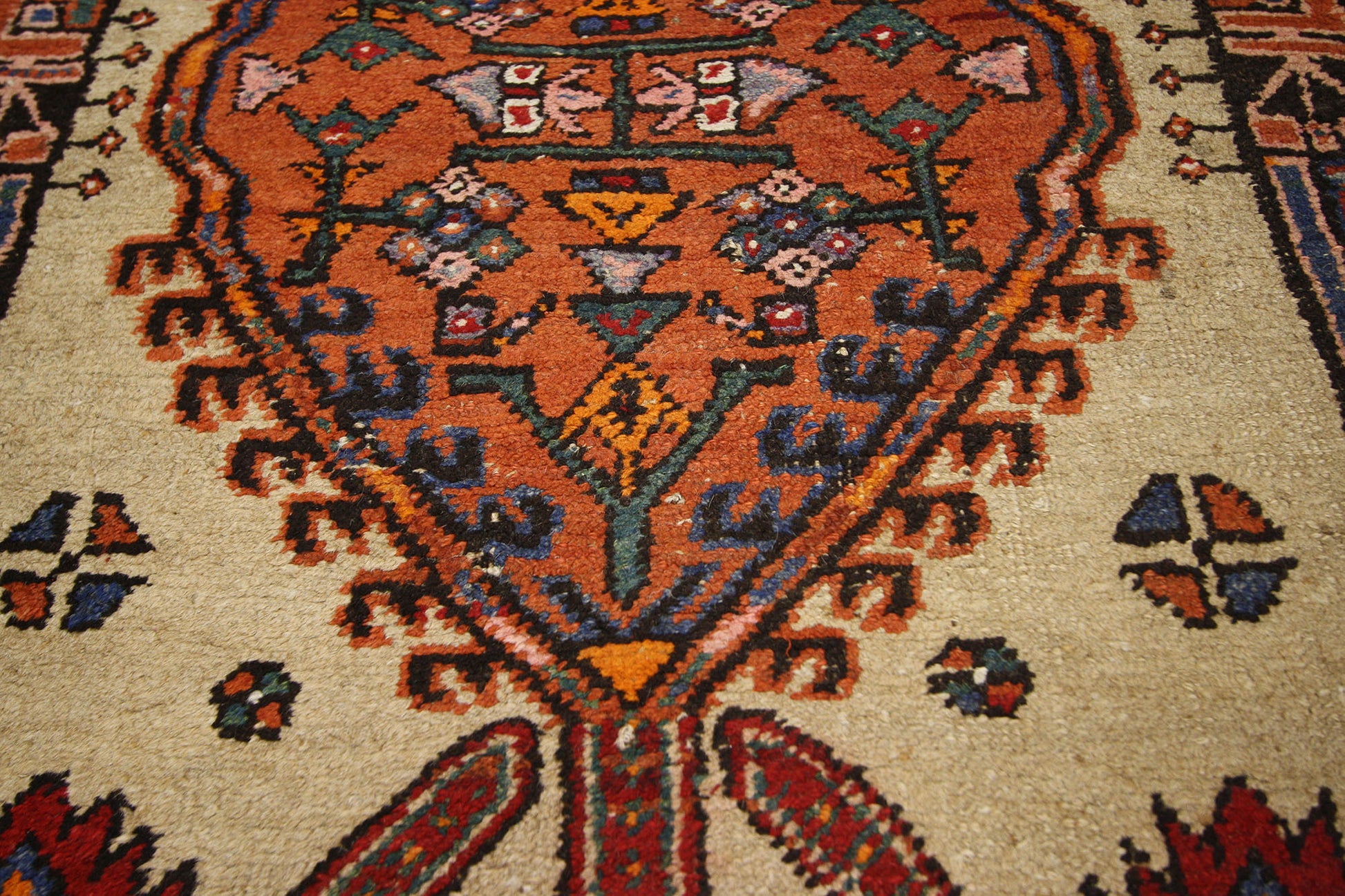 3 x 11 Antique Persian Sarab Rug 73234