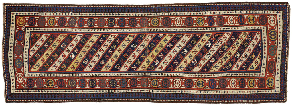 3 x 10 Antique Caucasian Kuba Rug 73235