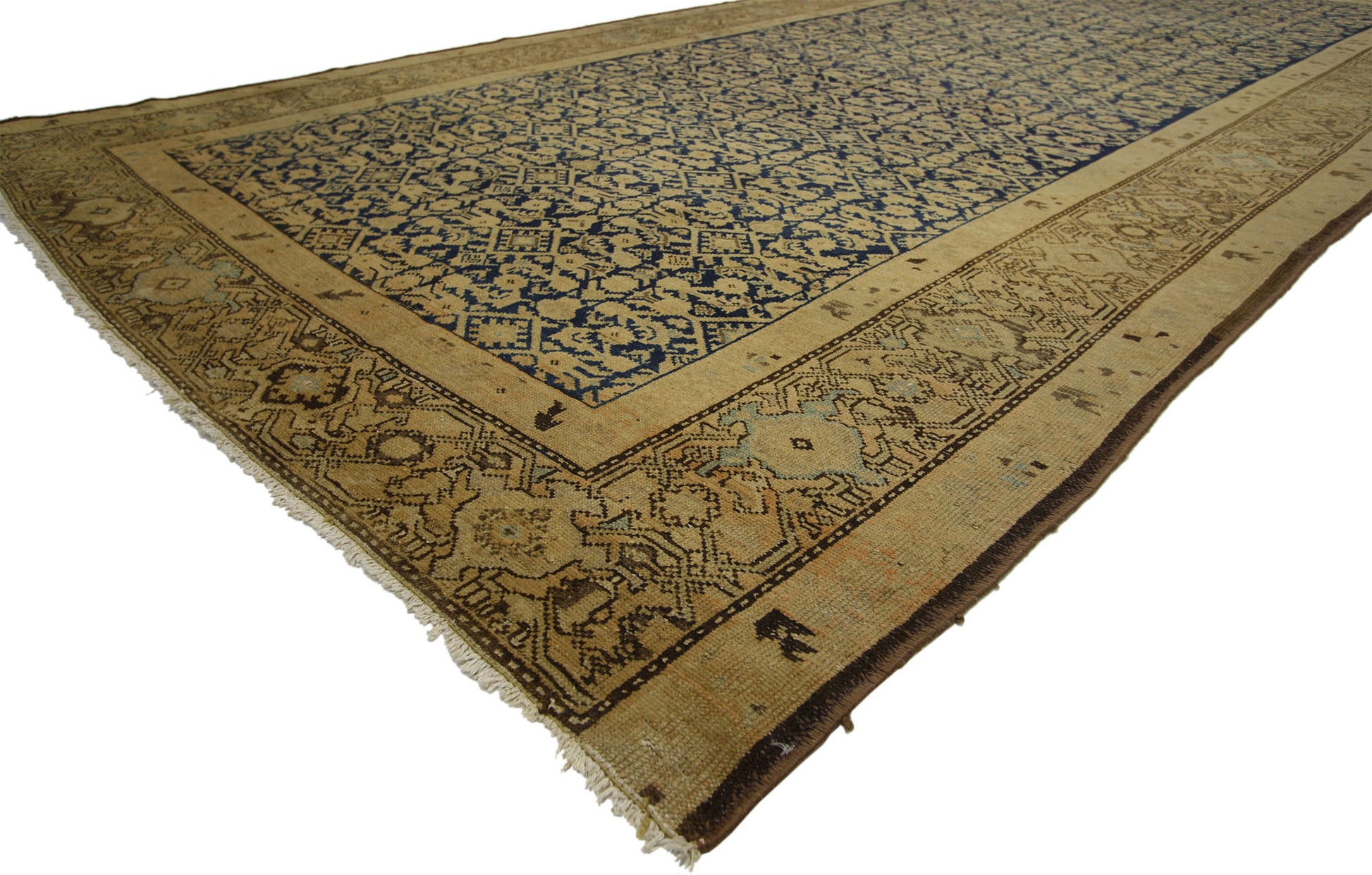7 x 13 Antique Persian Malayer Rug 73242