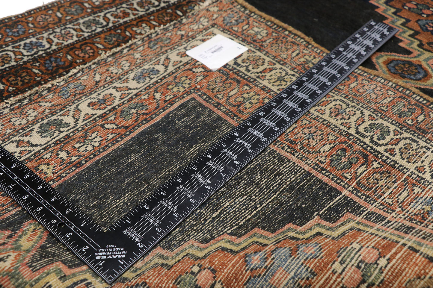 3 x 13 Antique Persian Hamadan Rug 73244