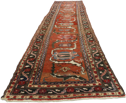 3 x 16 Antique Persian Hamadan Runner 73248