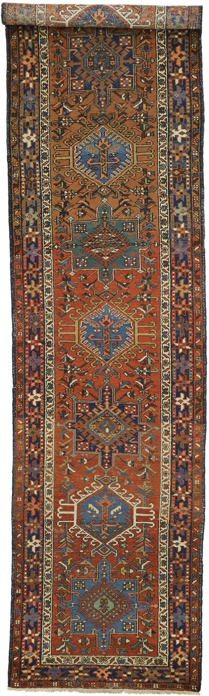 3 x 14 Antique Heriz Rug 73250