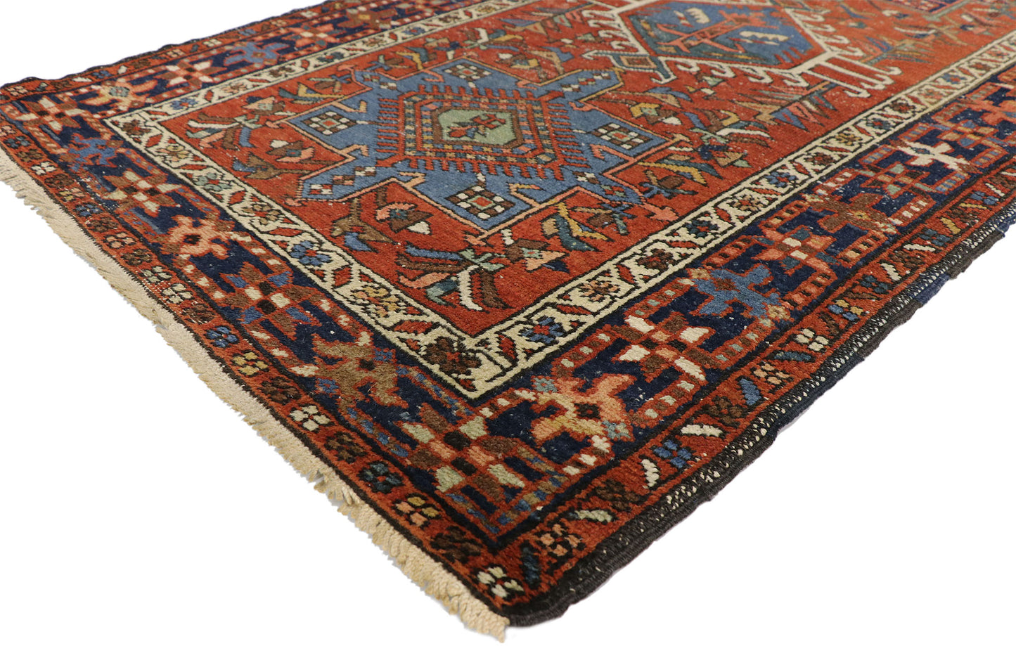 3 x 14 Antique Heriz Rug 73250