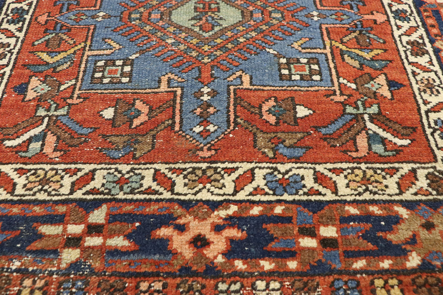 3 x 14 Antique Heriz Rug 73250