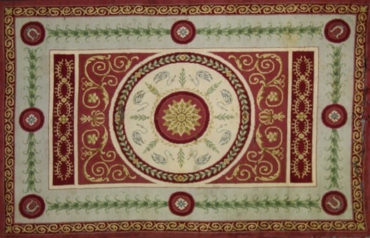 6 x 9 Antique French Savonnerie Rug 73268