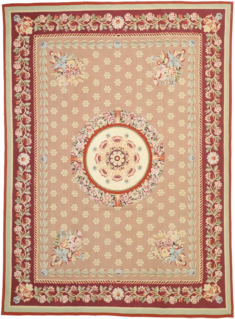 9 x 12 New Chinese Aubusson Rug 73272