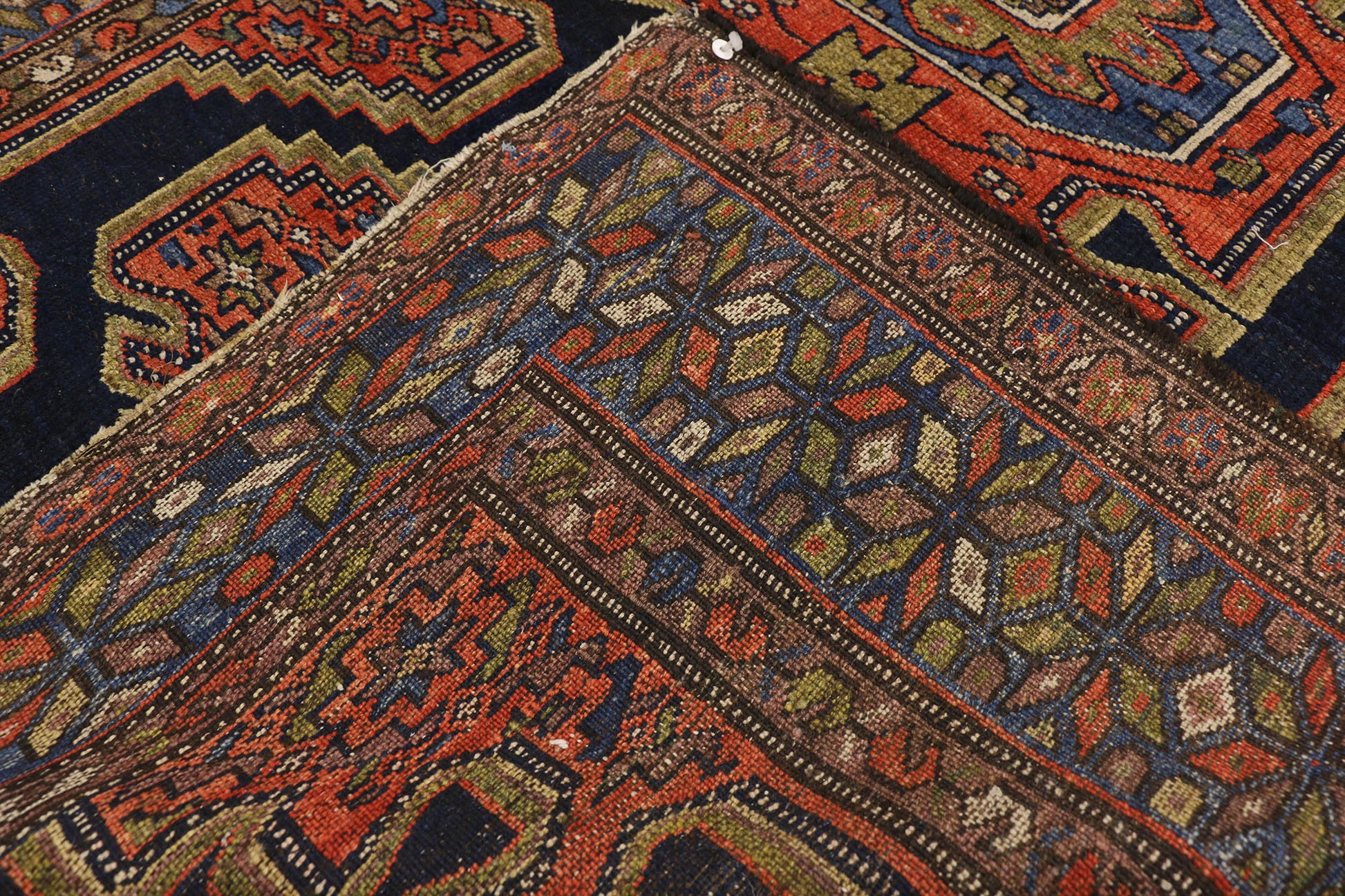 4 x 6 Antique Persian Hamadan Rug 73275
