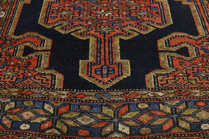 4 x 6 Antique Persian Hamadan Rug 73275