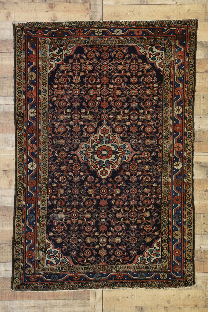 4 x 7 Antique Persian Hamadan Rug 73277