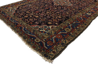 4 x 7 Antique Persian Hamadan Rug 73277