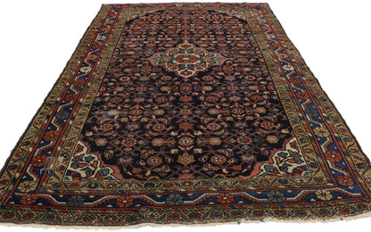 4 x 7 Antique Persian Hamadan Rug 73277