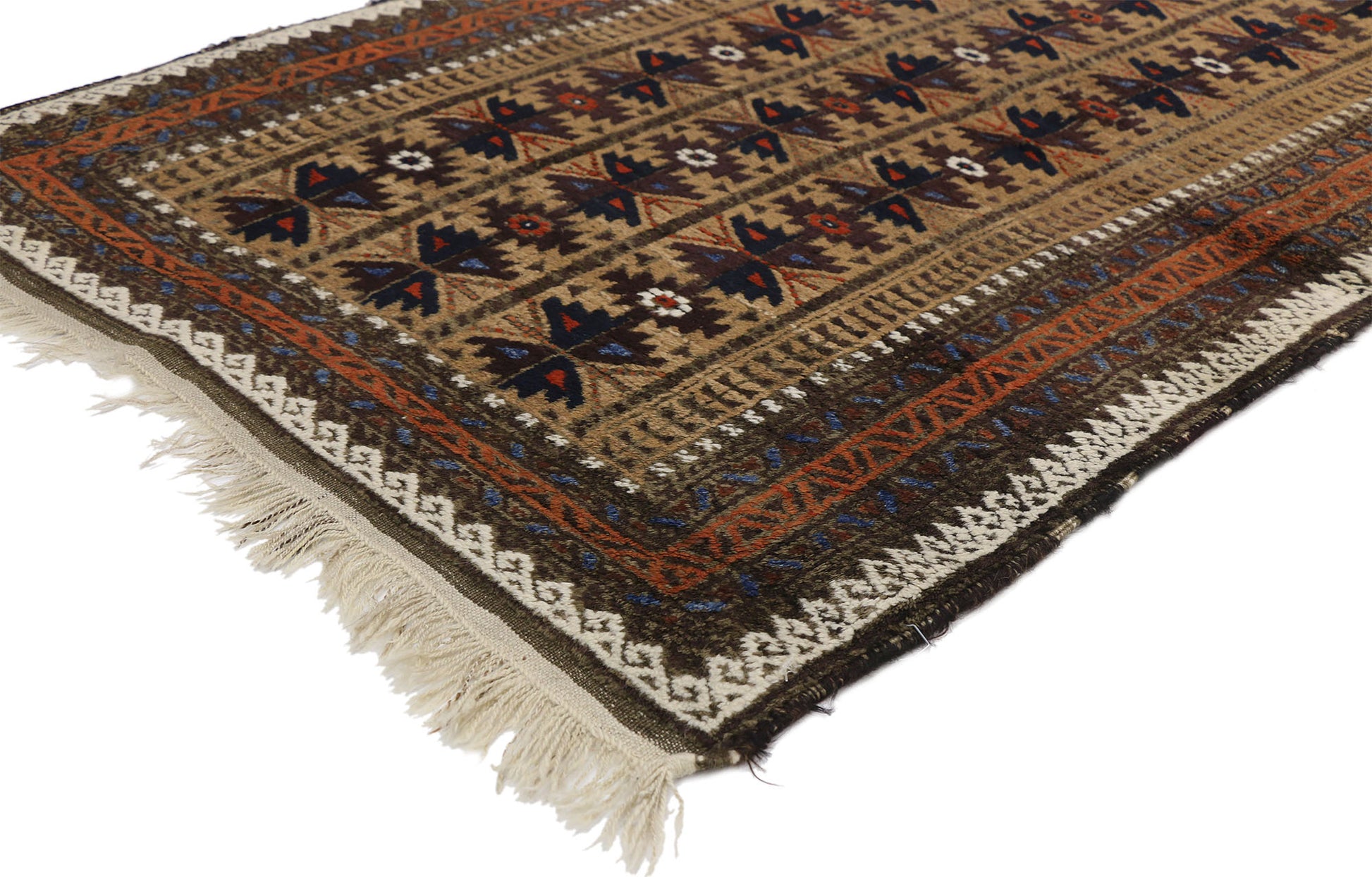 3 x 5 Antique Persian Baluch Rug 73279